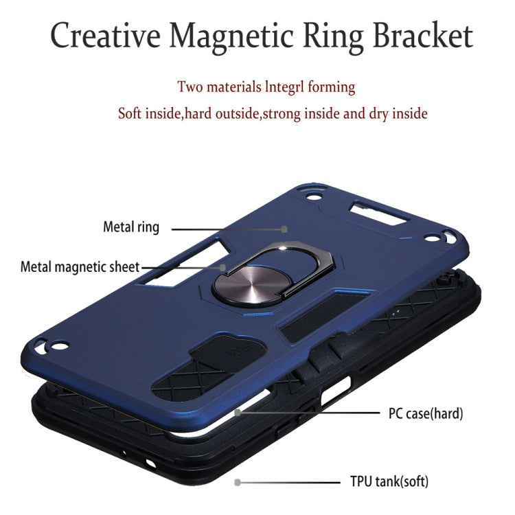 For Huawei nova 6 2 in 1 Armour Series PC + TPU Protective Case with Ring Holder