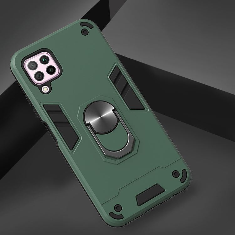 For Huawei nova 6 SE 2 in 1 Armour Series PC + TPU Protective Case with Ring Holder