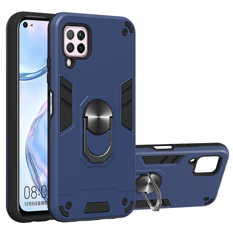 For Huawei nova 6 SE 2 in 1 Armour Series PC + TPU Protective Case with Ring Holder