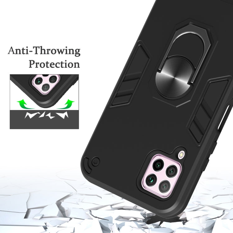 For Huawei nova 6 SE 2 in 1 Armour Series PC + TPU Protective Case with Ring Holder