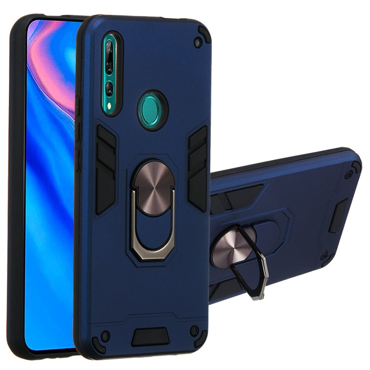 For Huawei P Smart Z / Y9 Prime (2019) 2 in 1 Armour Series PC + TPU Protective Case with Ring Holder