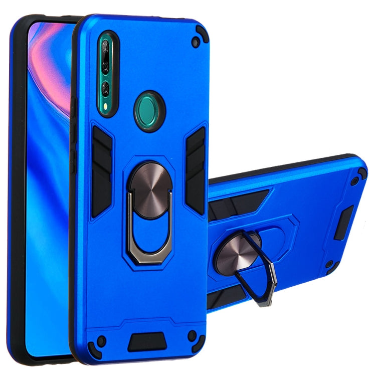 For Huawei P Smart Z / Y9 Prime (2019) 2 in 1 Armour Series PC + TPU Protective Case with Ring Holder
