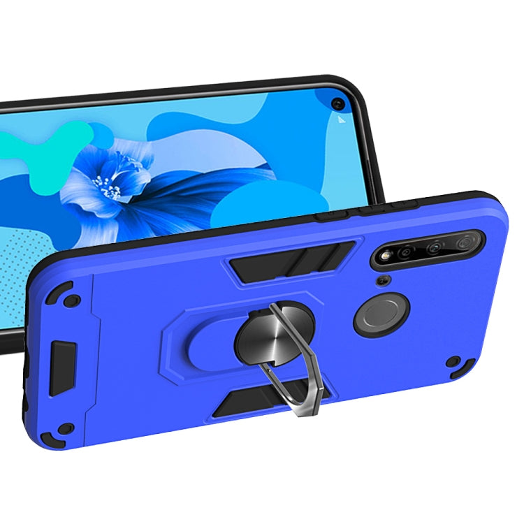 For Huawei P20 Lite (2019) / nova 5i 2 in 1 Armour Series PC + TPU Protective Case with Ring Holder