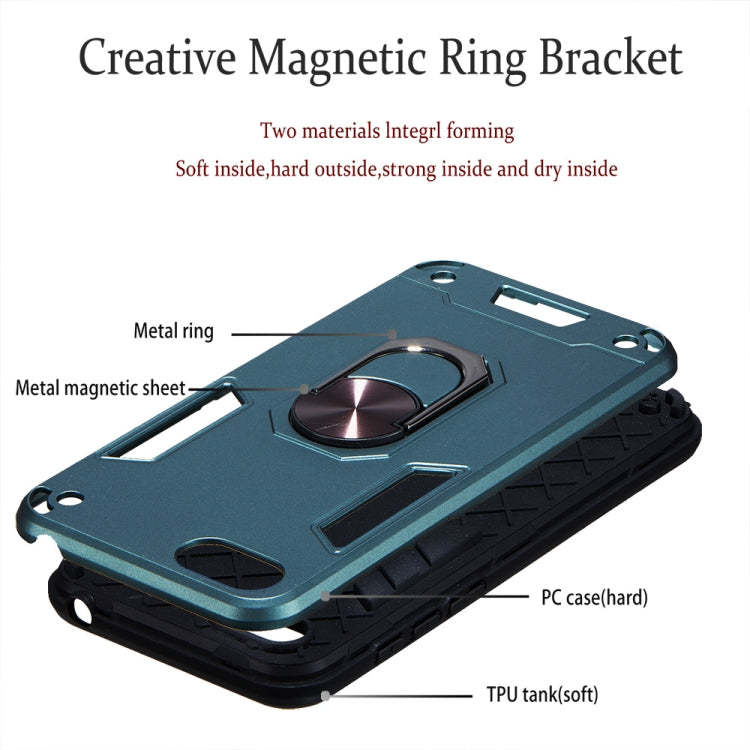 For Huawei Y5 (2018) / Y5 Prime (2018) 2 in 1 Armour Series PC + TPU Protective Case with Ring Holder