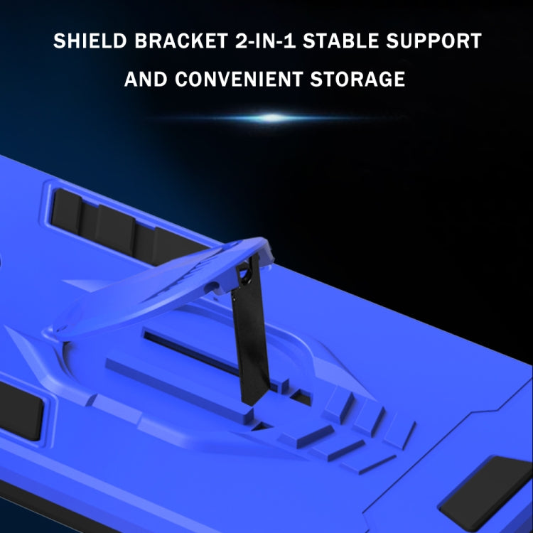 For Xiaomi Redmi Note 8 Pro 2 in 1 Armor Knight Series PC + TPU Protective Case with Invisible Holder