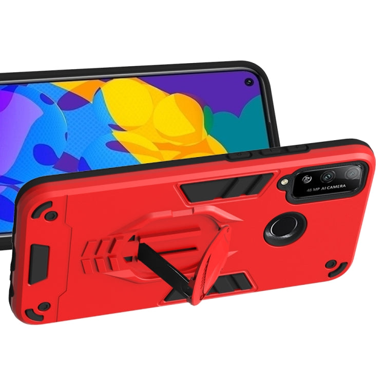 For Huawei Honor Play 4T 2 in 1 Armor Knight Series PC + TPU Protective Case with Invisible Holder