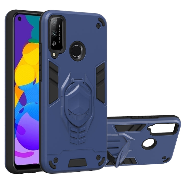 For Huawei Honor Play 4T 2 in 1 Armor Knight Series PC + TPU Protective Case with Invisible Holder