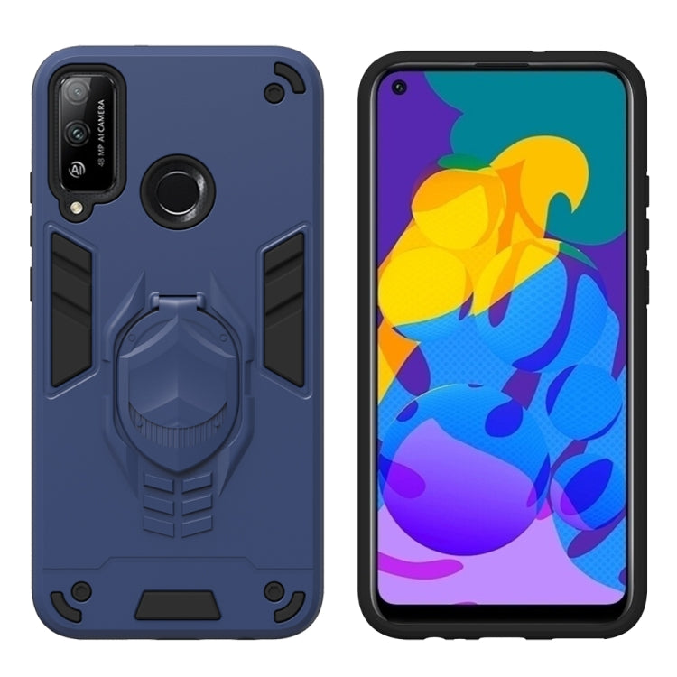 For Huawei Honor Play 4T 2 in 1 Armor Knight Series PC + TPU Protective Case with Invisible Holder