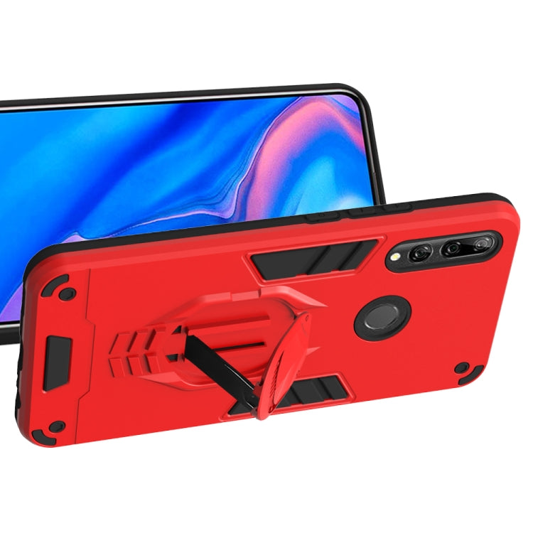 For Huawei Y9 Prime (2019) 2 in 1 Armor Knight Series PC + TPU Protective Case with Invisible Holder