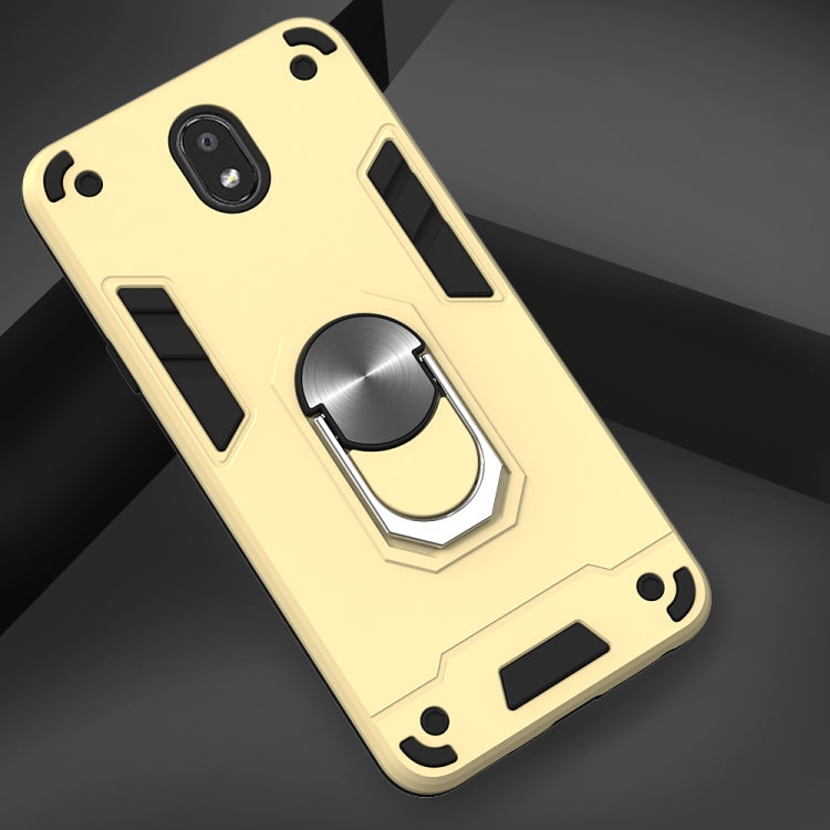 For LG K30 (2019) / X320 / Aristo 4 / Escape Plus 2 in 1 Armour Series PC + TPU Protective Case with Ring Holder