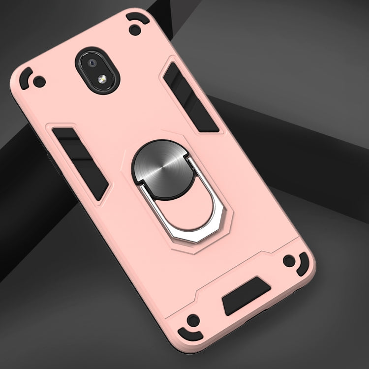 For LG K30 (2019) / X320 / Aristo 4 / Escape Plus 2 in 1 Armour Series PC + TPU Protective Case with Ring Holder