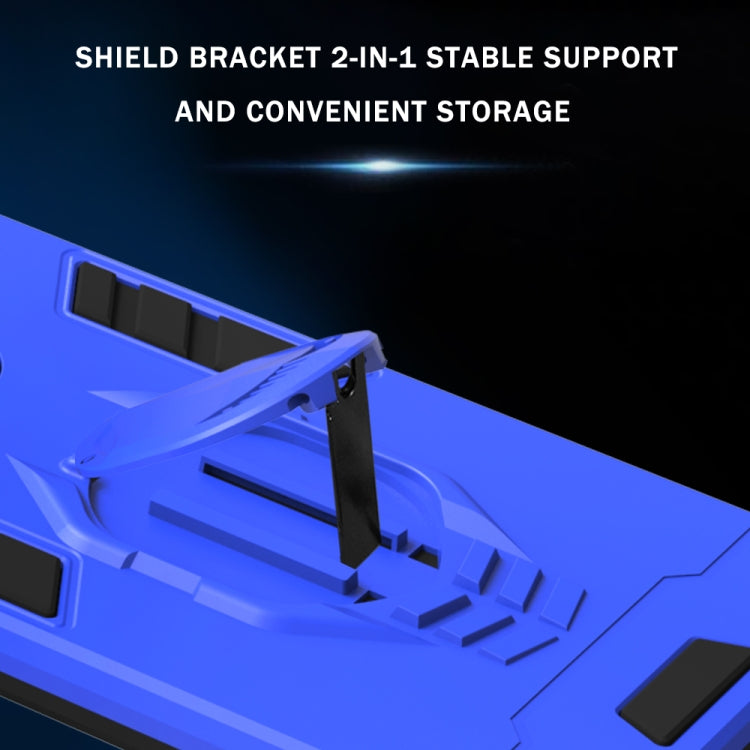 For Samsung Galaxy A10s 2 in 1 Armor Knight Series PC + TPU Protective Case with Invisible Holder