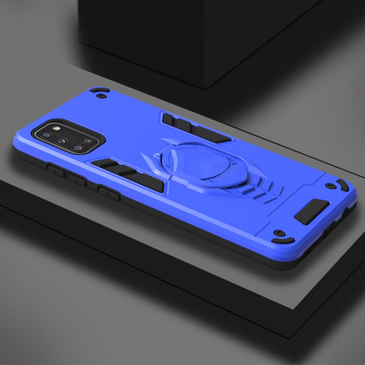 For Samsung Galaxy A31 2 in 1 Armor Knight Series PC + TPU Protective Case with Invisible Holder