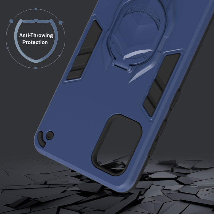 For Samsung Galaxy A31 2 in 1 Armor Knight Series PC + TPU Protective Case with Invisible Holder