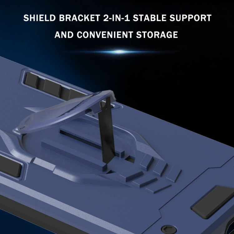 For Samsung Galaxy A31 2 in 1 Armor Knight Series PC + TPU Protective Case with Invisible Holder