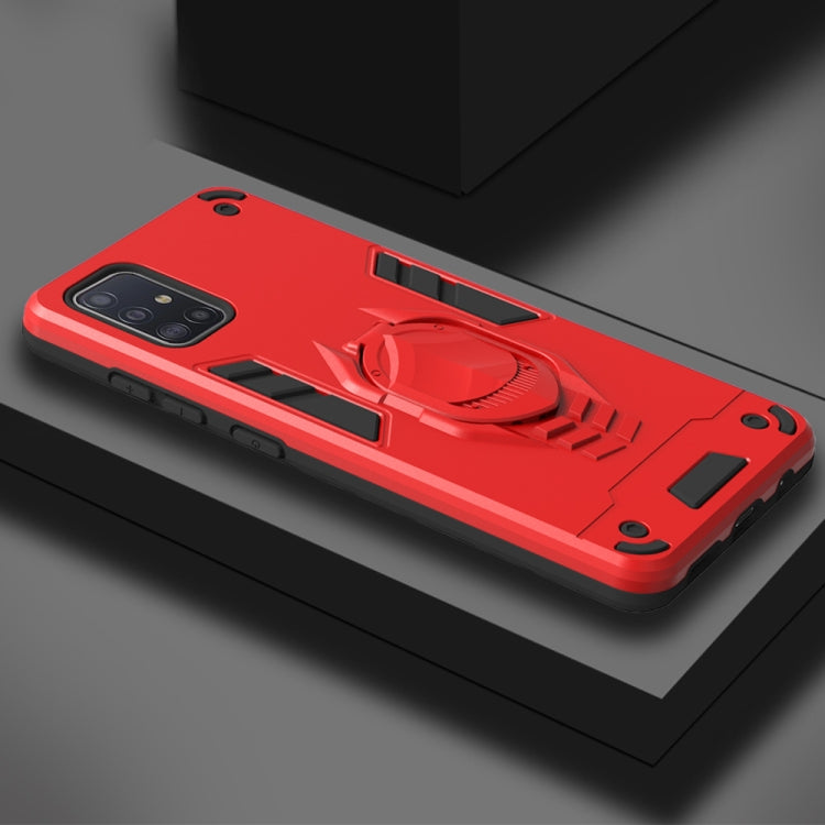 For Samsung Galaxy A50 2 in 1 Armor Knight Series PC + TPU Protective Case with Invisible Holder