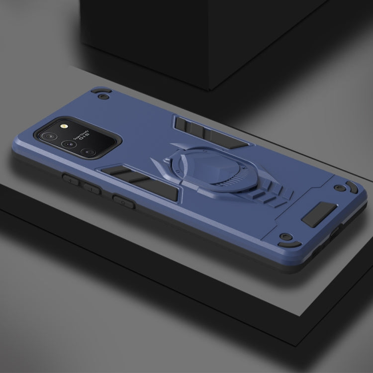 For Samsung Galaxy A91 / S10 Lite 2 in 1 Armor Knight Series PC + TPU Protective Case with Invisible Holder