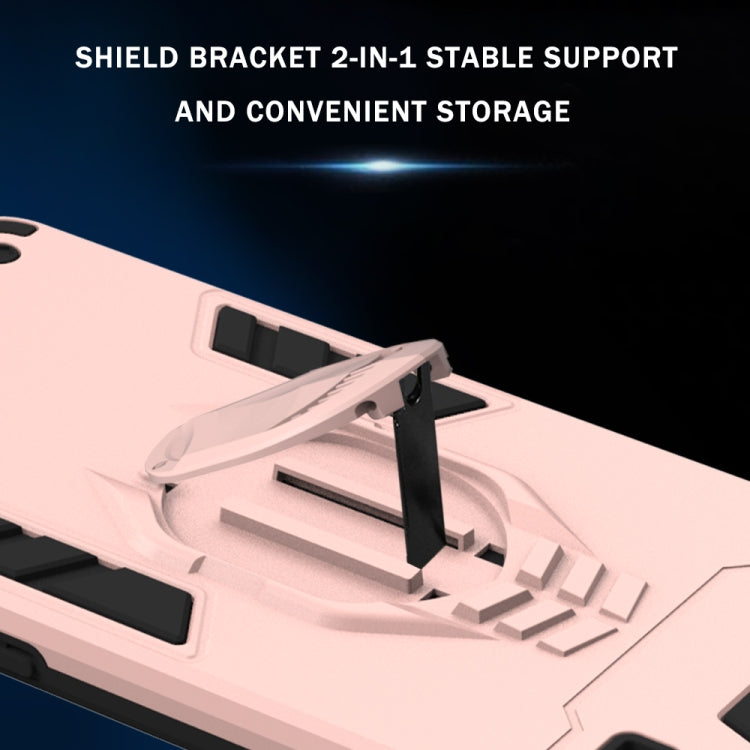 For Samsung Galaxy M10 2 in 1 Armor Knight Series PC + TPU Protective Case with Invisible Holder
