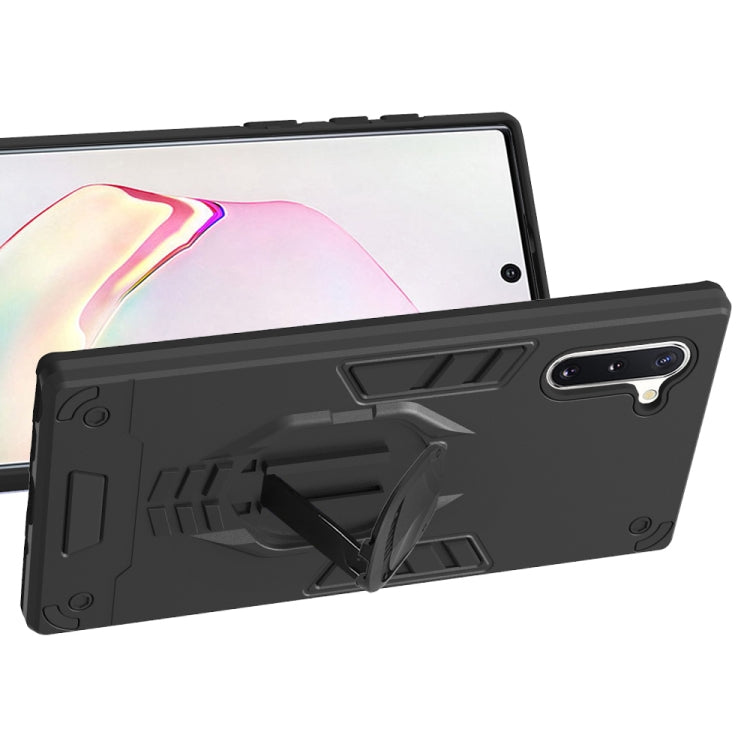 For Samsung Galaxy Note 10 2 in 1 Armor Knight Series PC + TPU Protective Case with Invisible Holder