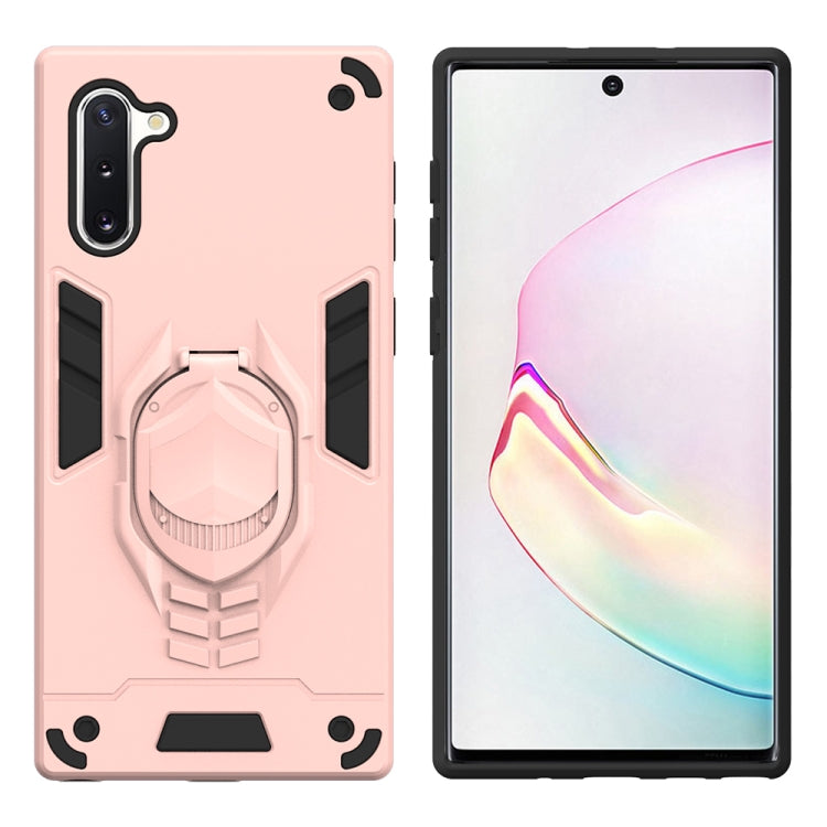 For Samsung Galaxy Note 10 2 in 1 Armor Knight Series PC + TPU Protective Case with Invisible Holder