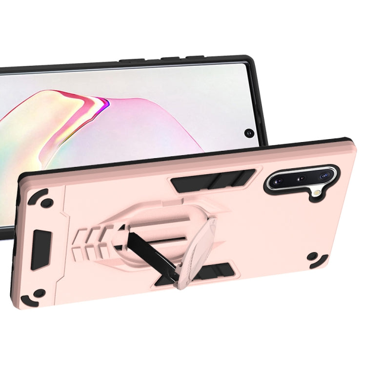 For Samsung Galaxy Note 10 2 in 1 Armor Knight Series PC + TPU Protective Case with Invisible Holder