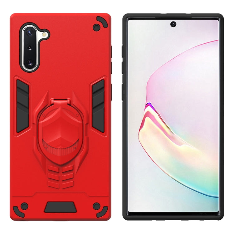 For Samsung Galaxy Note 10 2 in 1 Armor Knight Series PC + TPU Protective Case with Invisible Holder