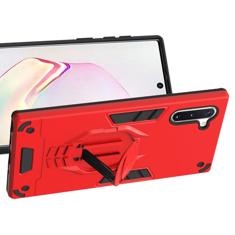 For Samsung Galaxy Note 10 2 in 1 Armor Knight Series PC + TPU Protective Case with Invisible Holder