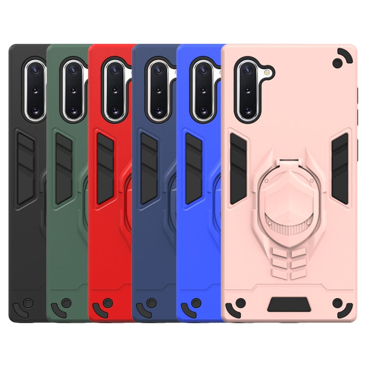 For Samsung Galaxy Note 10 2 in 1 Armor Knight Series PC + TPU Protective Case with Invisible Holder
