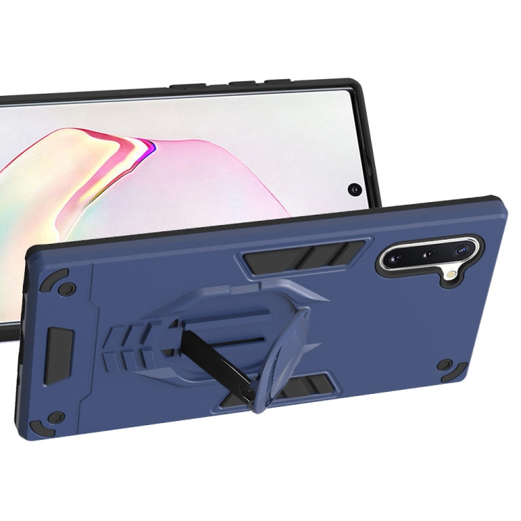 For Samsung Galaxy Note 10 2 in 1 Armor Knight Series PC + TPU Protective Case with Invisible Holder