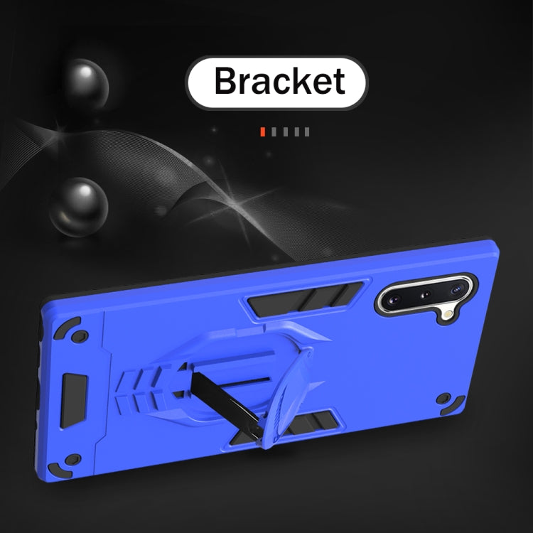 For Samsung Galaxy Note 10 2 in 1 Armor Knight Series PC + TPU Protective Case with Invisible Holder