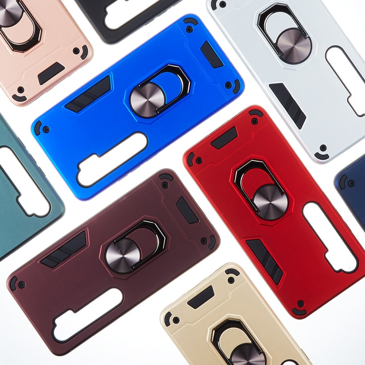 For Xiaomi Mi CC9 Pro / Mi Note 10 / Mi Note 10 Pro 2 in 1 Armour Series PC + TPU Protective Case with Ring Holder