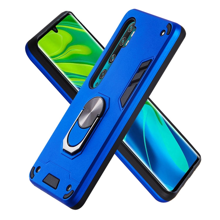For Xiaomi Mi CC9 Pro / Mi Note 10 / Mi Note 10 Pro 2 in 1 Armour Series PC + TPU Protective Case with Ring Holder