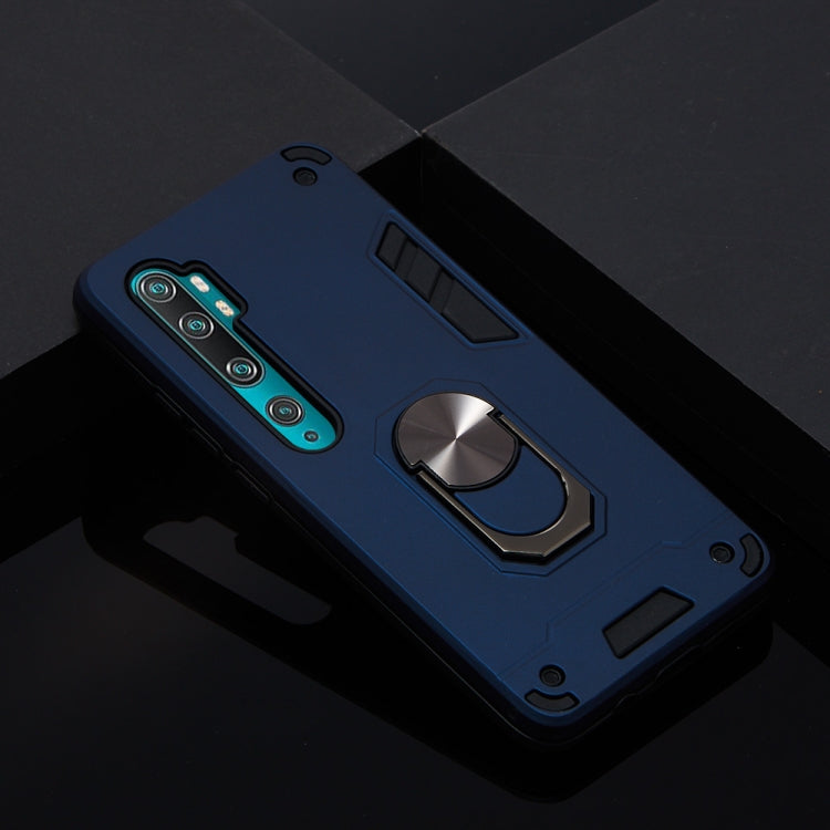 For Xiaomi Mi CC9 Pro / Mi Note 10 / Mi Note 10 Pro 2 in 1 Armour Series PC + TPU Protective Case with Ring Holder