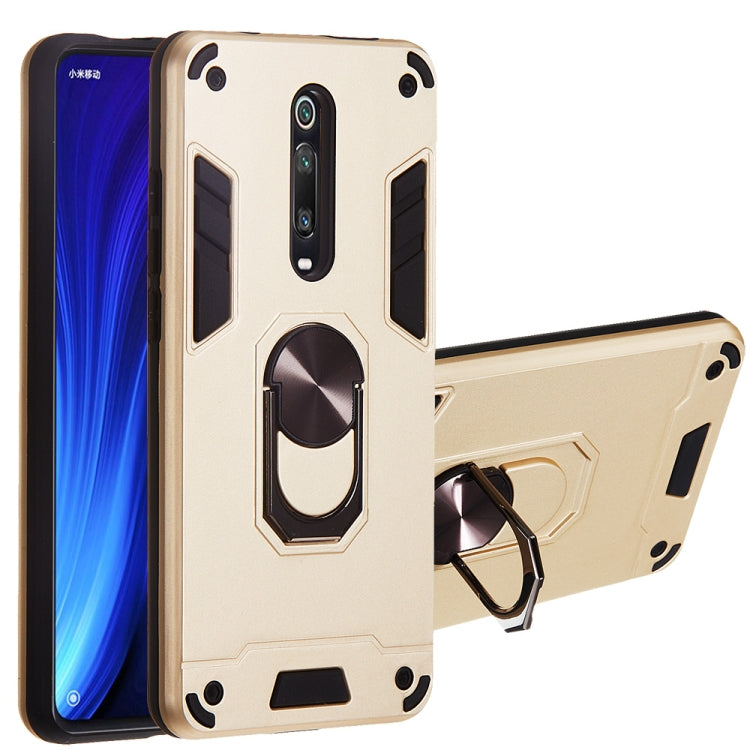 For Xiaomi Redmi K20 2 in 1 Armour Series PC + TPU Protective Case with Ring Holder