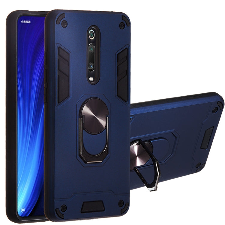 For Xiaomi Redmi K20 2 in 1 Armour Series PC + TPU Protective Case with Ring Holder