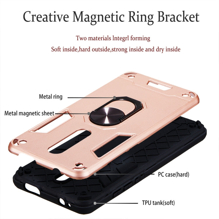 For Xiaomi Redmi K20 2 in 1 Armour Series PC + TPU Protective Case with Ring Holder