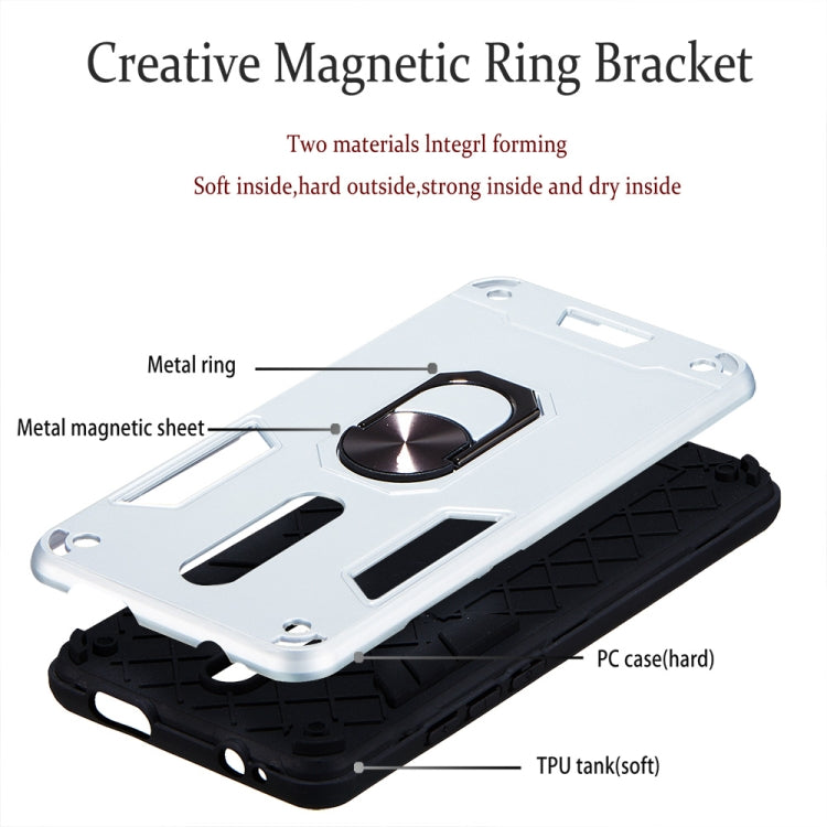 For Xiaomi Redmi K20 2 in 1 Armour Series PC + TPU Protective Case with Ring Holder