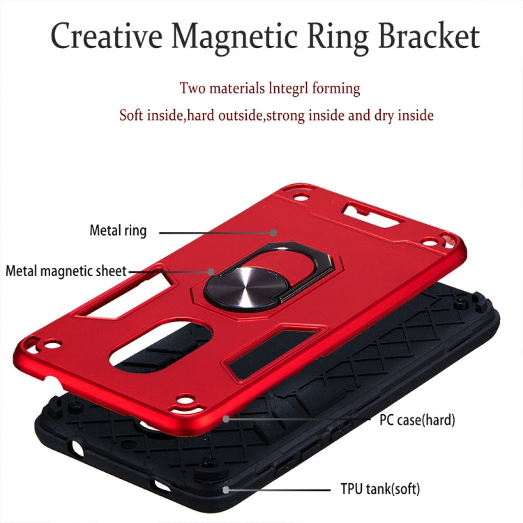 For Xiaomi Redmi Note 4 / Note 4X / Redmi 4(India) 2 in 1 Armour Series PC + TPU Protective Case with Ring Holder