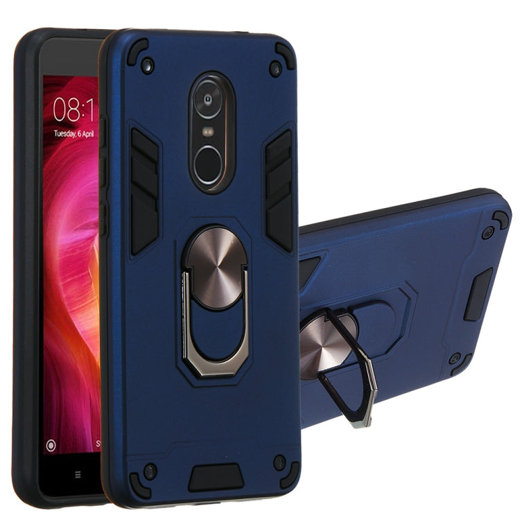 For Xiaomi Redmi Note 4 / Note 4X / Redmi 4(India) 2 in 1 Armour Series PC + TPU Protective Case with Ring Holder