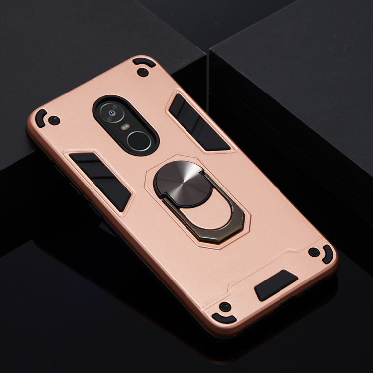 For Xiaomi Redmi Note 4 / Note 4X / Redmi 4(India) 2 in 1 Armour Series PC + TPU Protective Case with Ring Holder