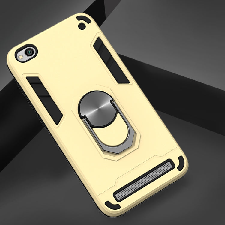 For Xiaomi Redmi 5A / 5A Prime / Y1 2 in 1 Armour Series PC + TPU Protective Case with Ring Holder