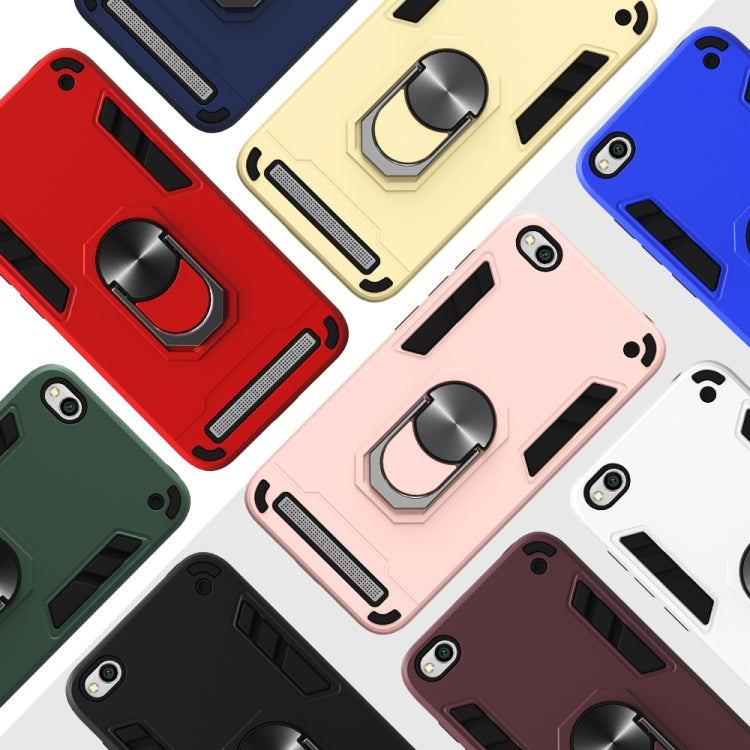 For Xiaomi Redmi 5A / 5A Prime / Y1 2 in 1 Armour Series PC + TPU Protective Case with Ring Holder