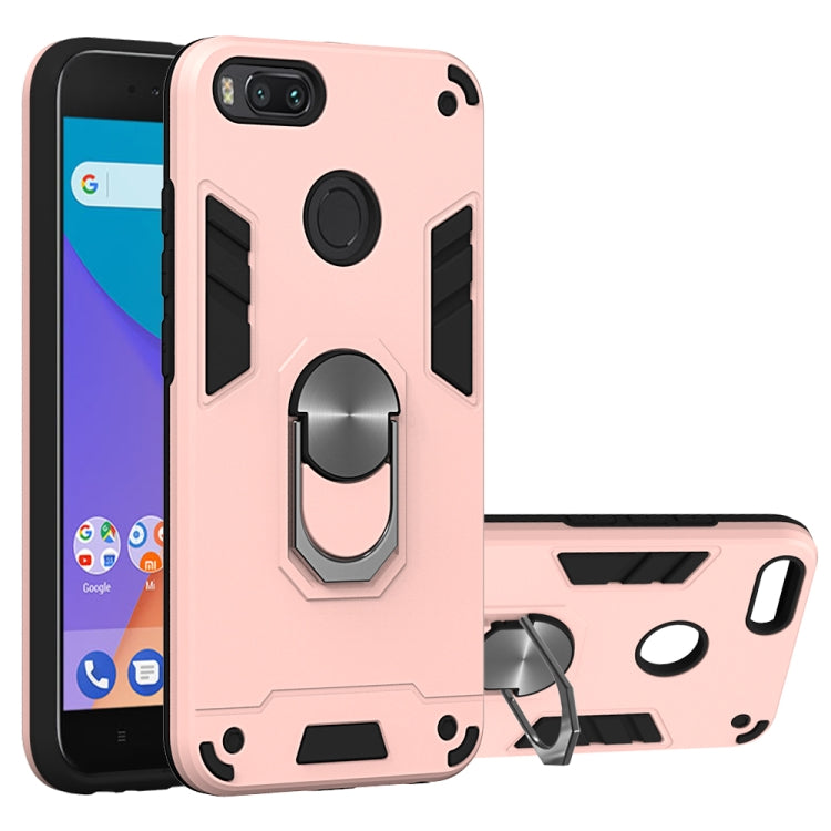 For Xiaomi Mi 5X / A1 / X1 2 in 1 Armour Series PC + TPU Protective Case with Ring Holder