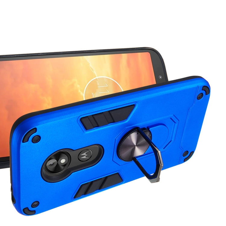 For Motorola E5 Play / E5 (US Version) 2 in 1 Armour Series PC + TPU Protective Case with Ring Holder