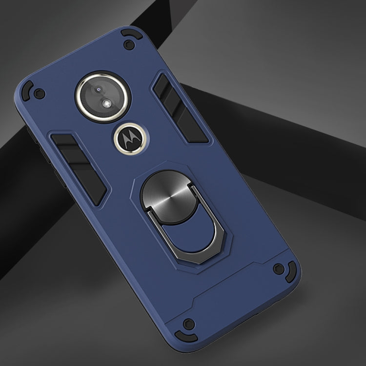 For Motorola Moto E5(EU Version) / G6 Play 2 in 1 Armour Series PC + TPU Protective Case with Ring Holder