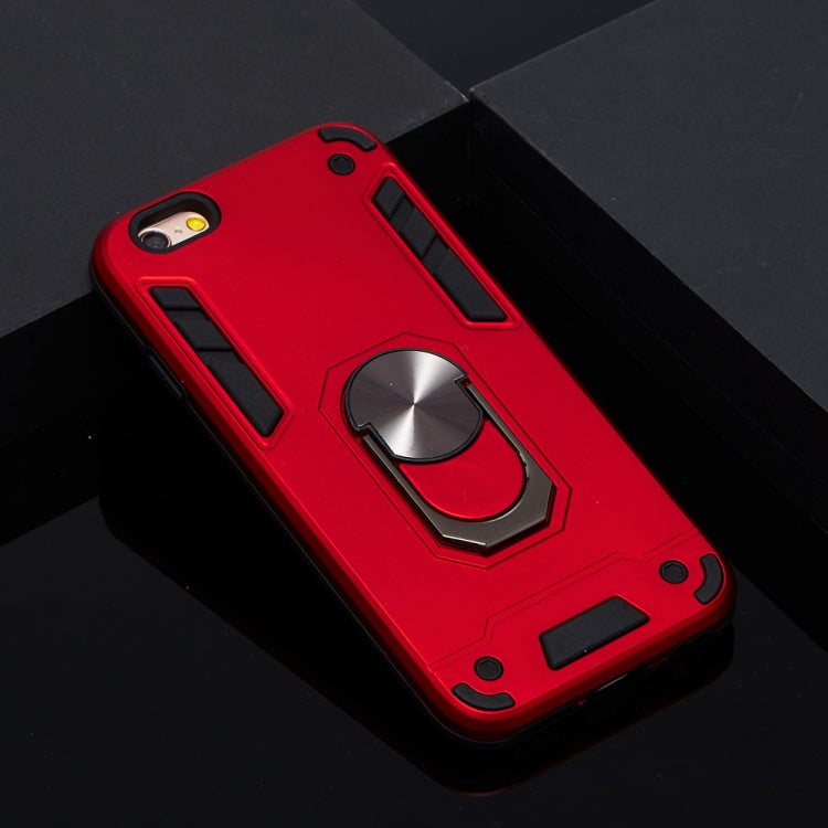 For iPhone 6 / 6s 2 in 1 Armour Series PC + TPU Protective Case with Ring Holder