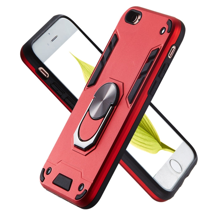 For iPhone 6 / 6s 2 in 1 Armour Series PC + TPU Protective Case with Ring Holder