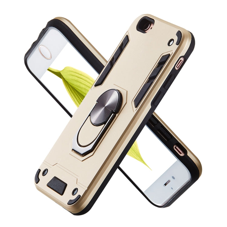 For iPhone 6 / 6s 2 in 1 Armour Series PC + TPU Protective Case with Ring Holder