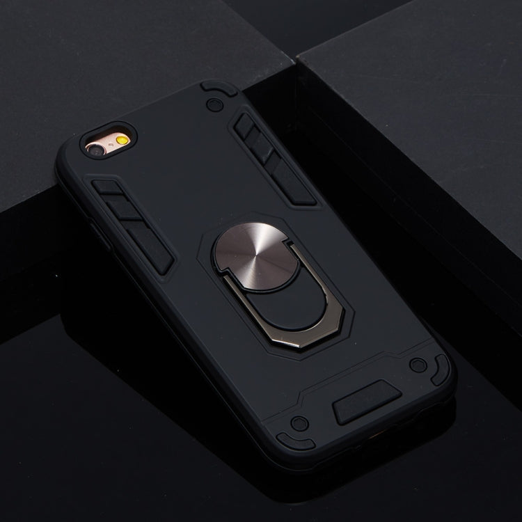For iPhone 6 / 6s 2 in 1 Armour Series PC + TPU Protective Case with Ring Holder
