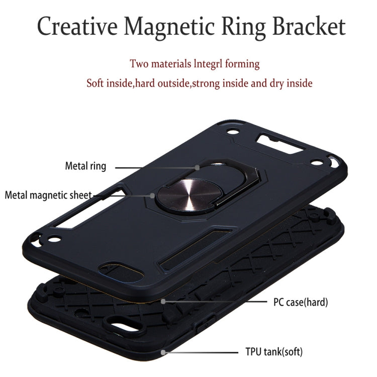 For iPhone 6 / 6s 2 in 1 Armour Series PC + TPU Protective Case with Ring Holder